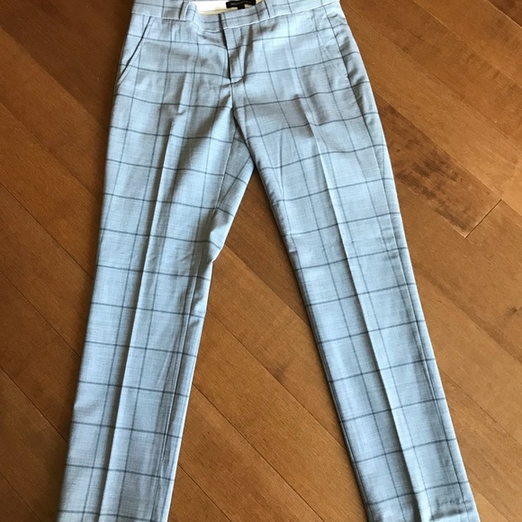 Grey plaid suit pants - Picture 4 of 5